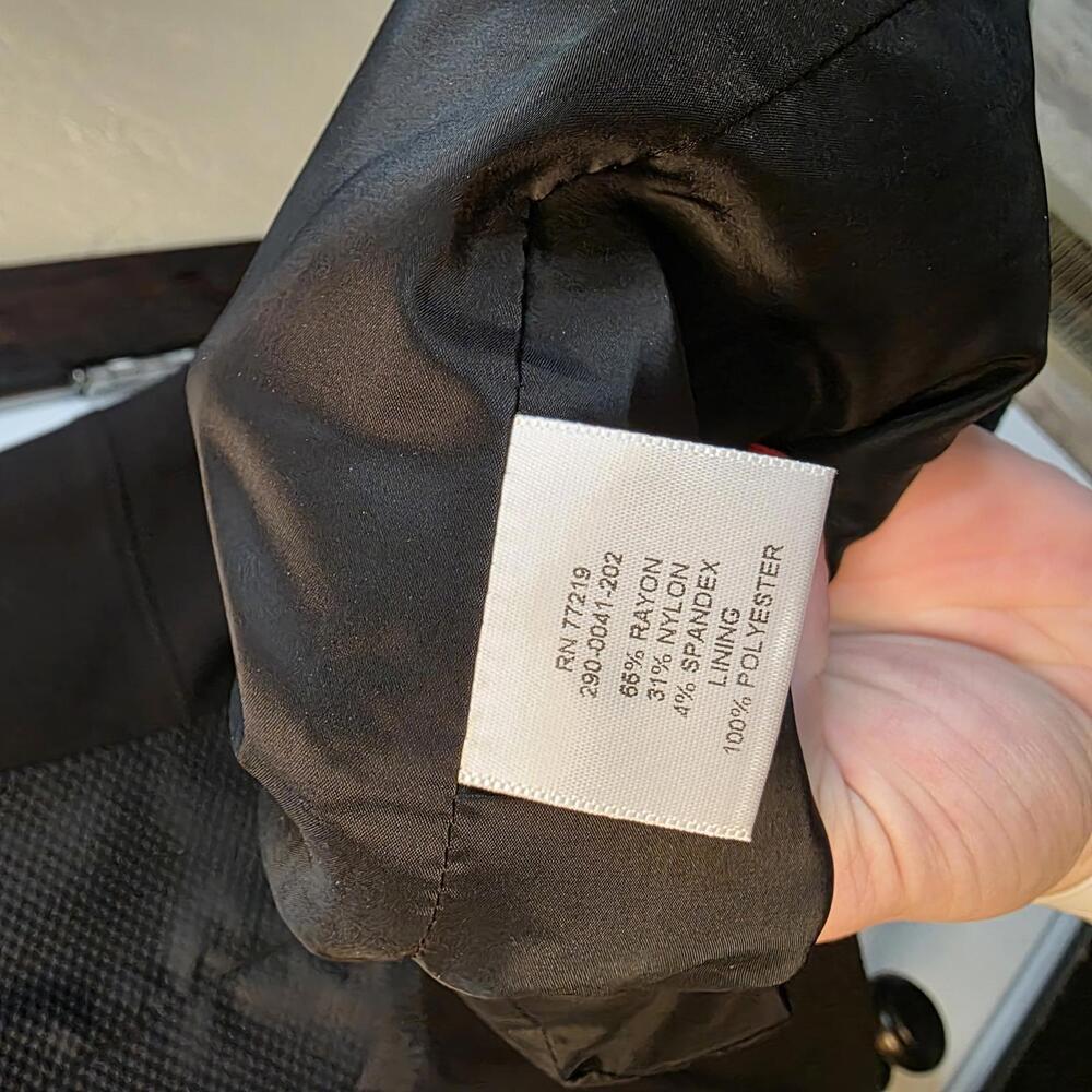 Mary Kay Black Textured Panel Cap Sleeve Dress Size 16R - Picture 4 of 9